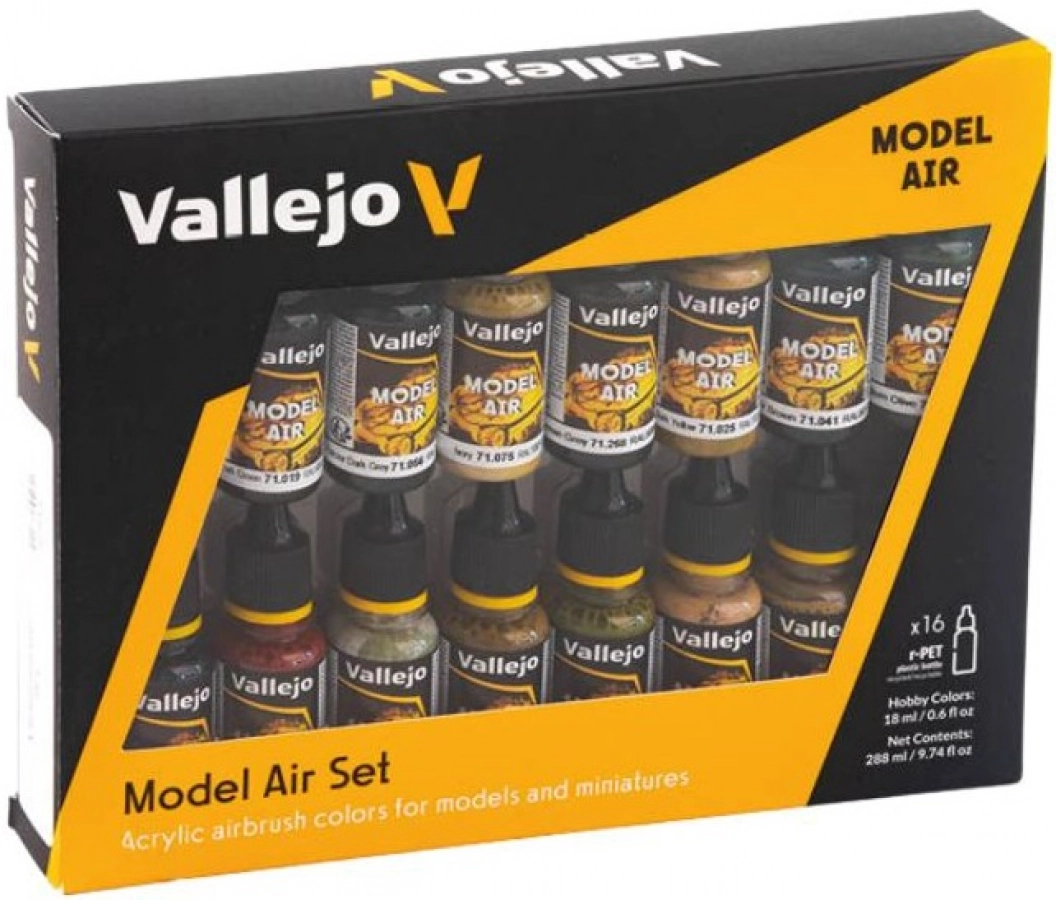 Vallejo: 71.208 - Model Air - German WWII Europe & Af (16 x 17 ml)